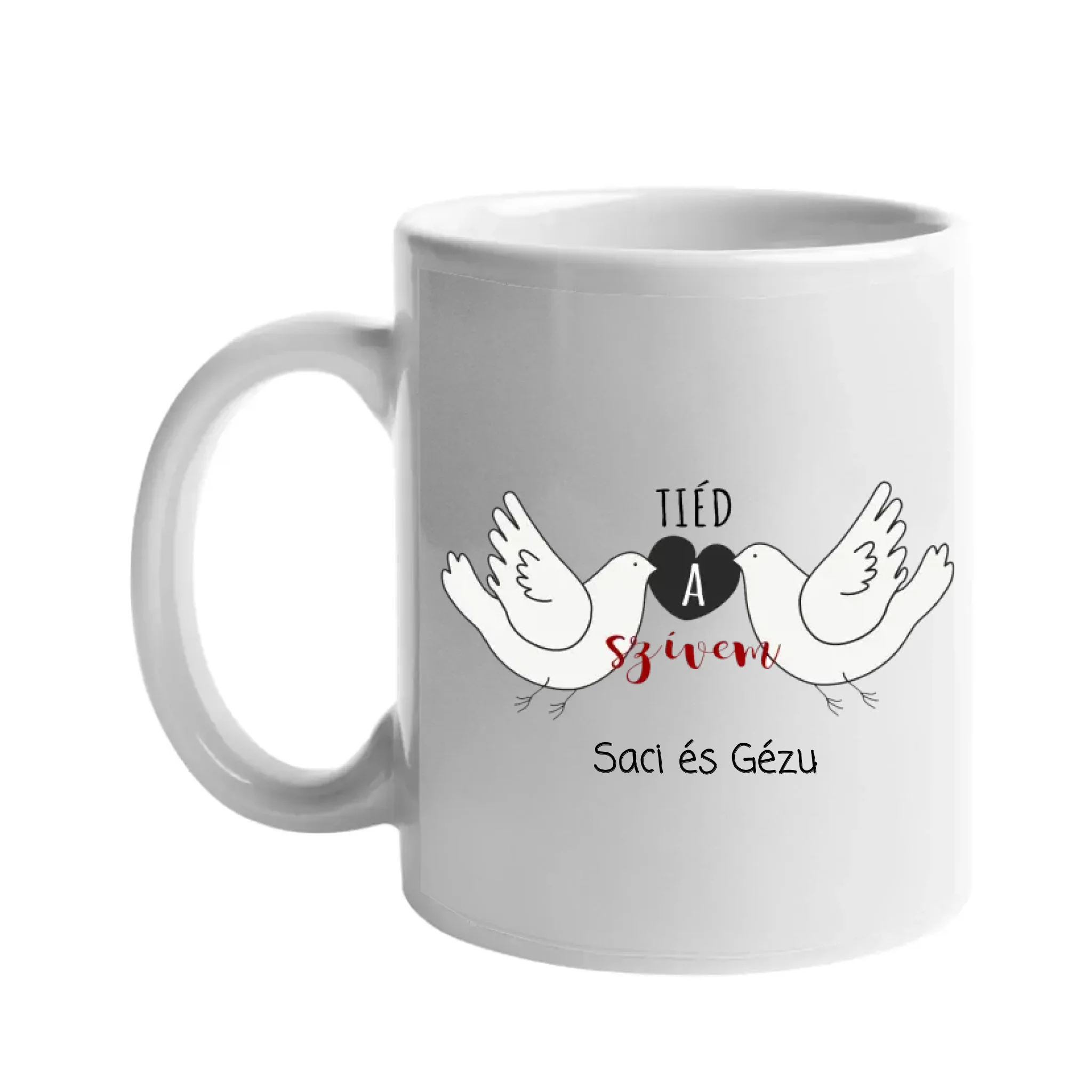 Tiéd a szívem bögre pároknak