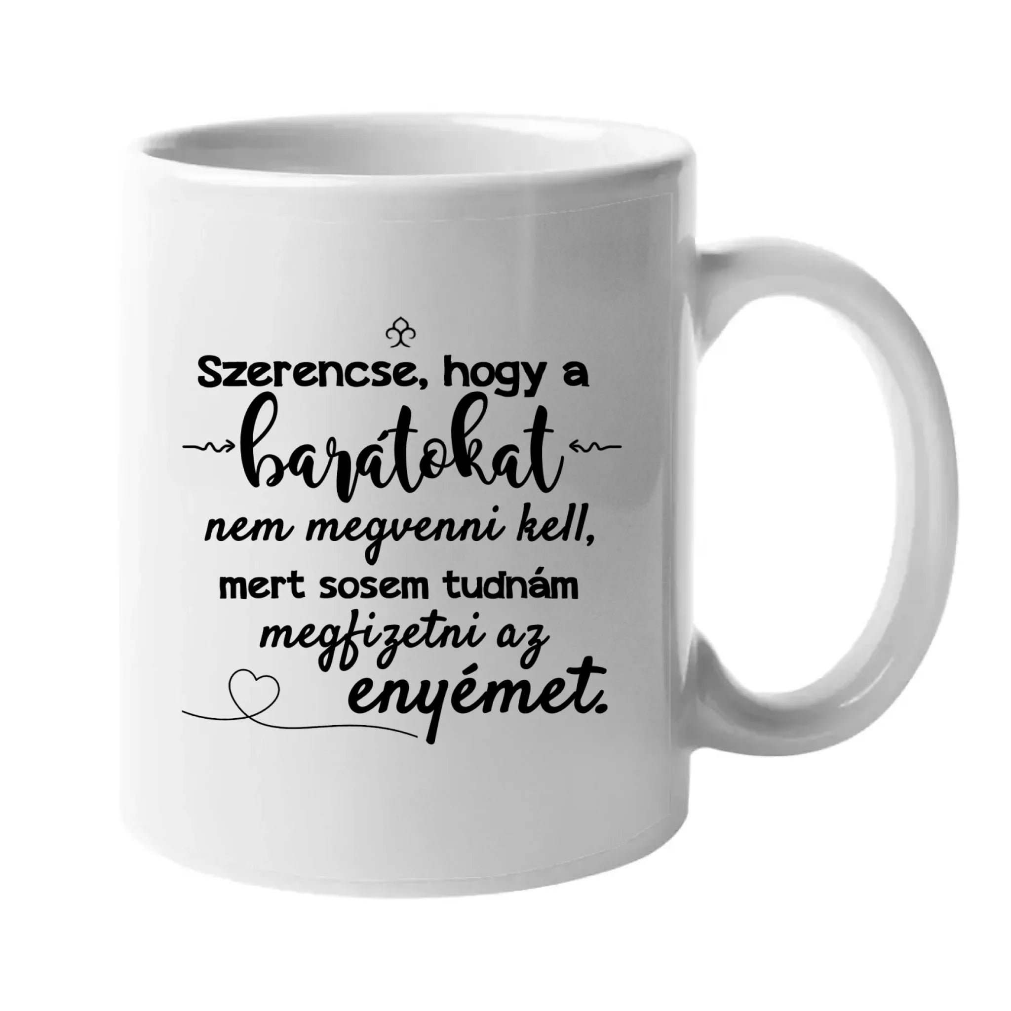 Karácsonyi legjobb barátnők háttal bögre