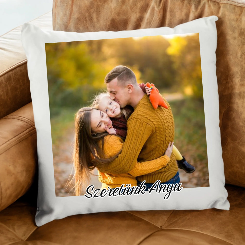 Egyedi fényképes szerkeszthető párna