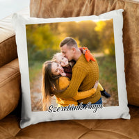 Egyedi fényképes szerkeszthető párna