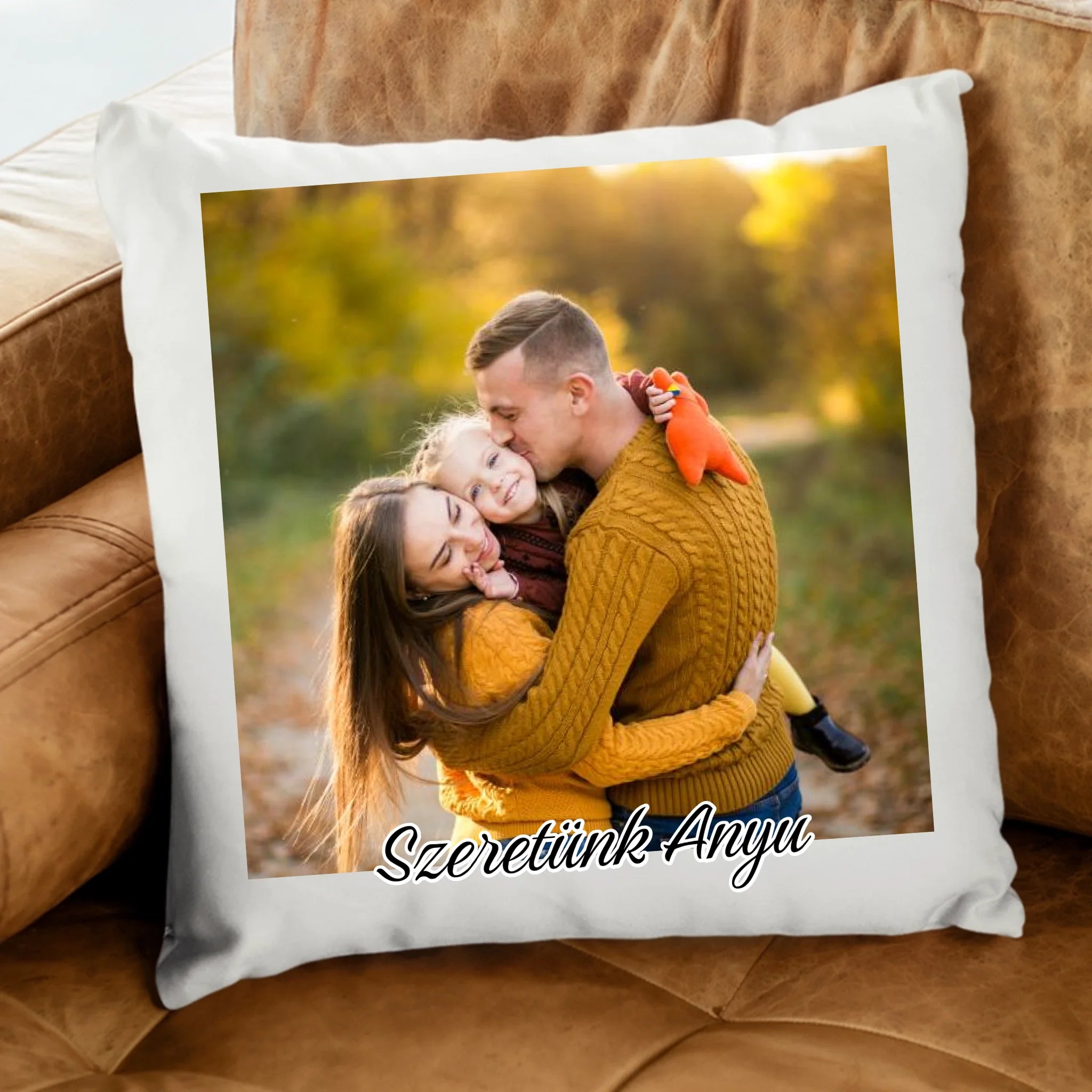 Egyedi fényképes szerkeszthető párna
