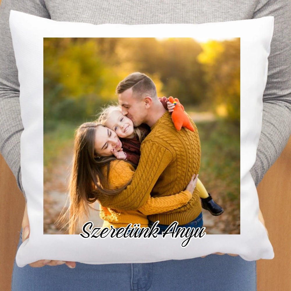 Egyedi fényképes szerkeszthető párna