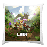 Minecraft kalandok párna saját névvel