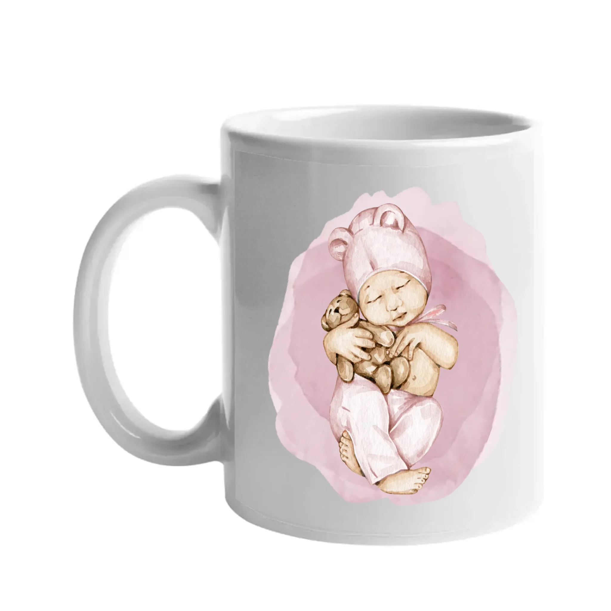 Egyedi bababejelentő bögre gratulálok felirattal