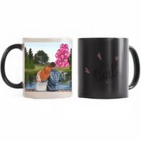 Páros bababejelentő bögre