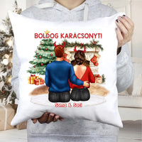 Karácsonyi ajándék párna pároknak