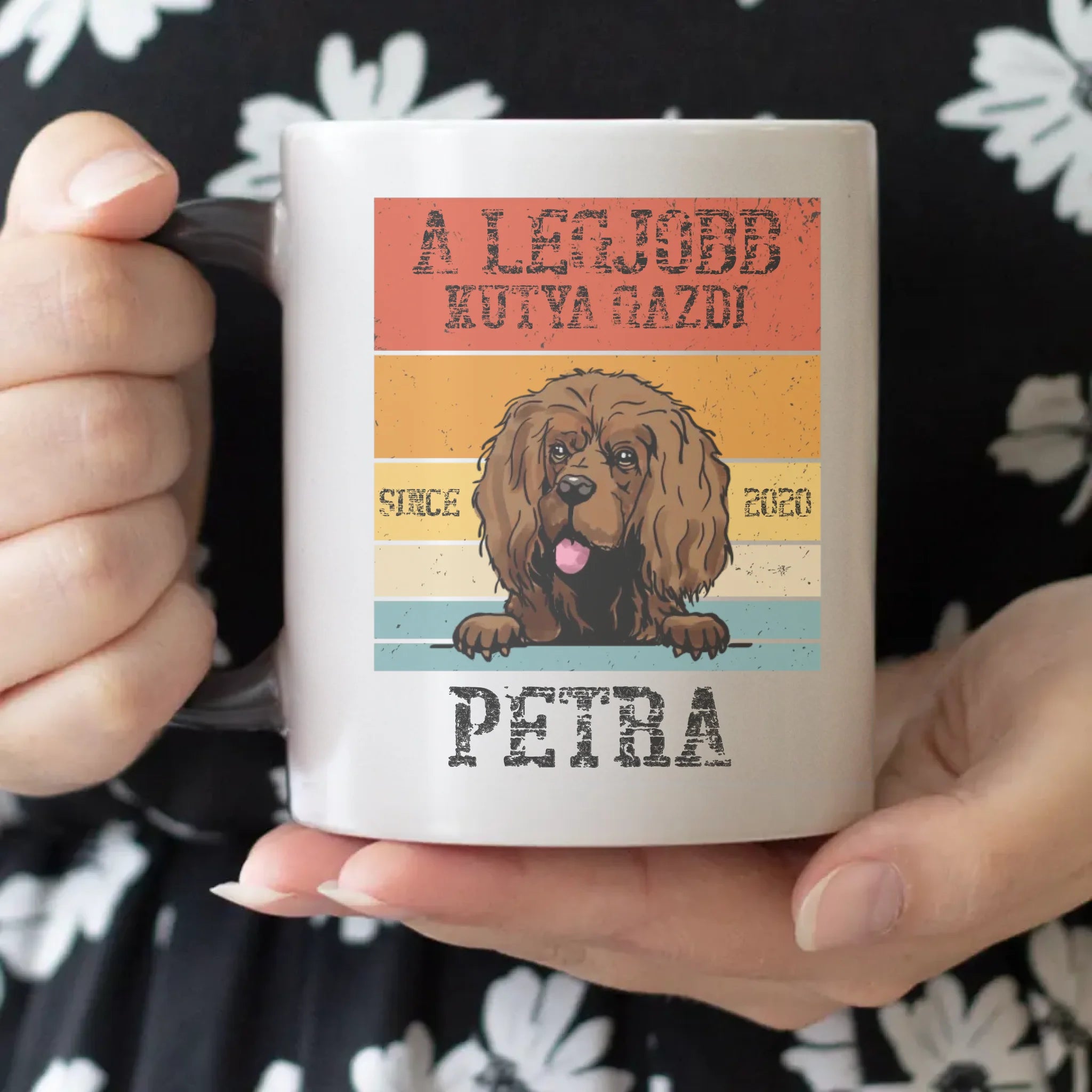 A legjobb kutyagazdi egyedi ajándék bögre