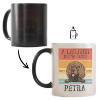 A legjobb kutyagazdi egyedi ajándék bögre