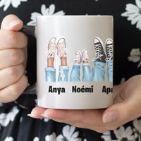 Tornacipős család bögre