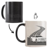 Egyedi képes autós bögre választható autóval