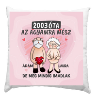 Még mindig imádlak vicces valentin napi párna