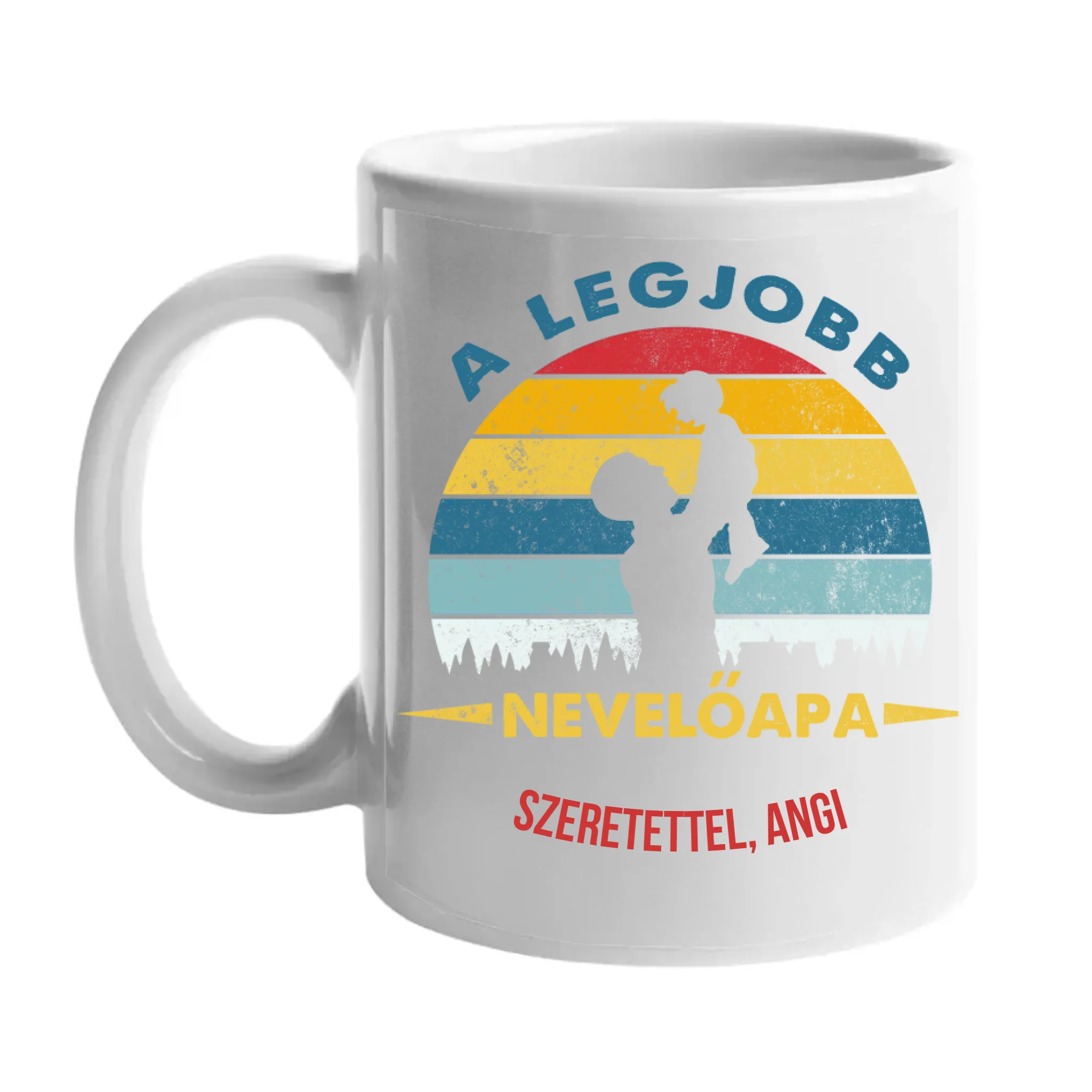 Legjobb nevelőapa bögre