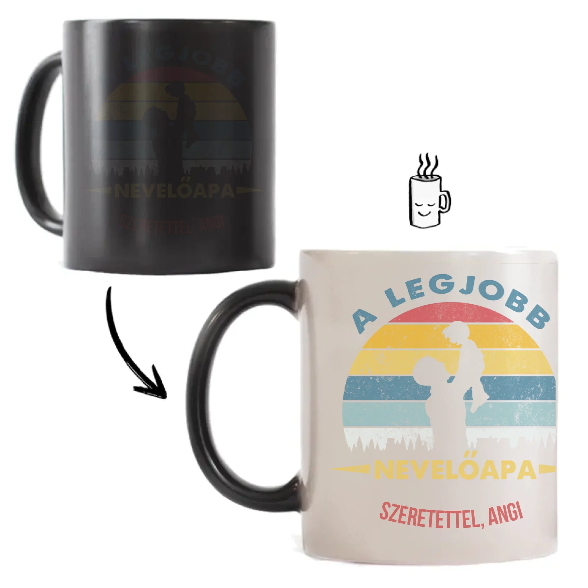 Legjobb nevelőapa bögre