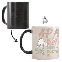 Vicces Apák napi ajándék bögre fotóval