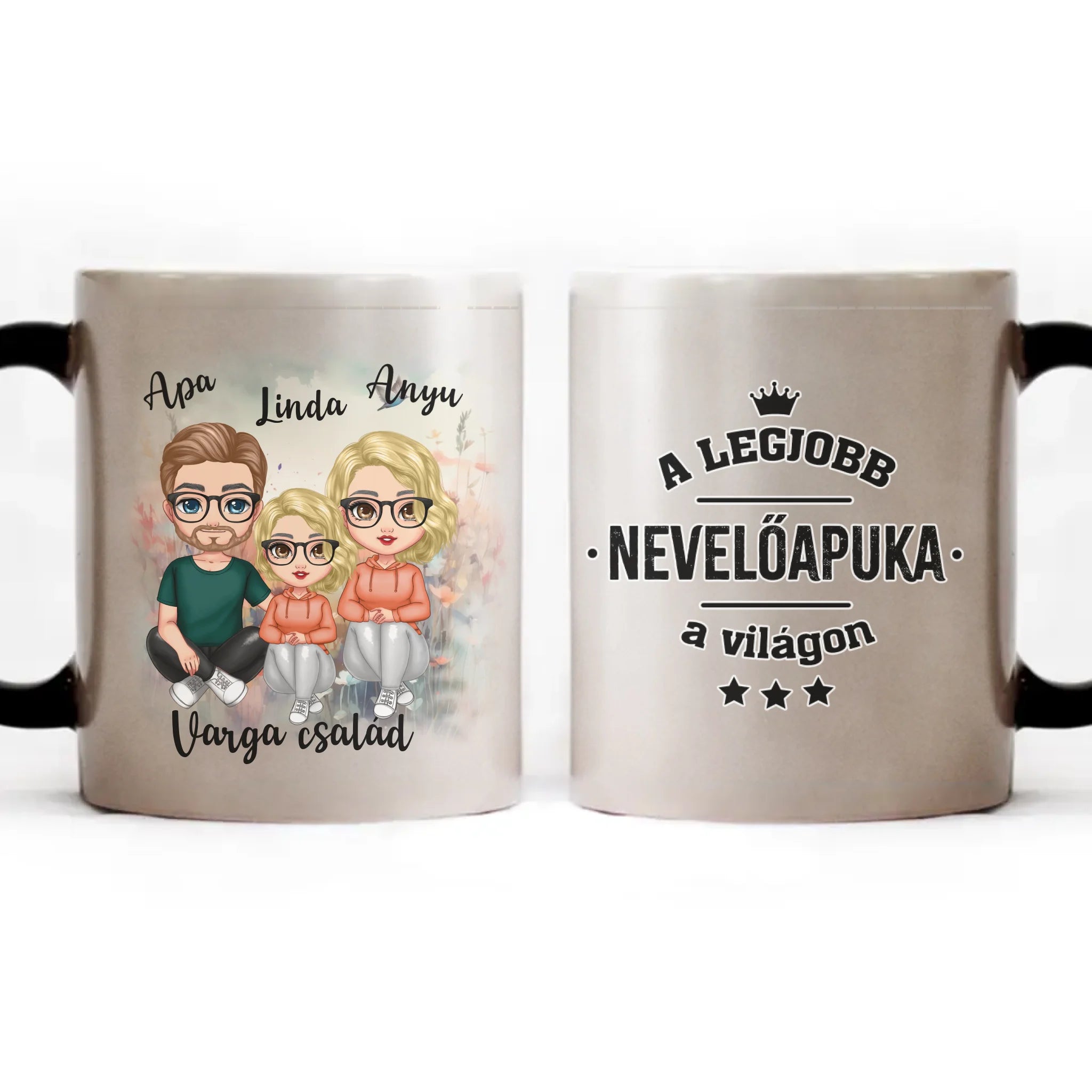 Cuki karakteres bögre nevelőapáknak