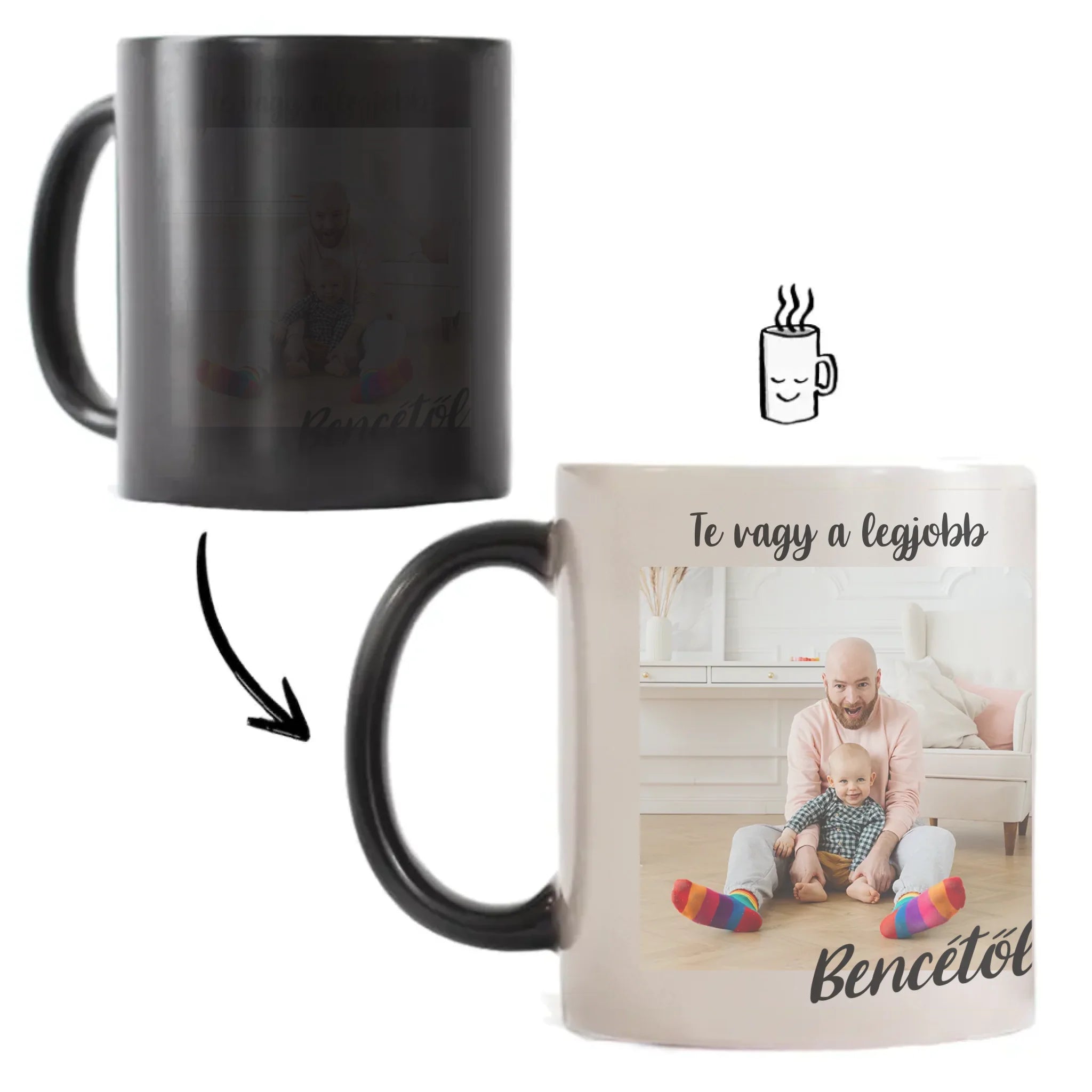 Bónusz apa bögre képpel