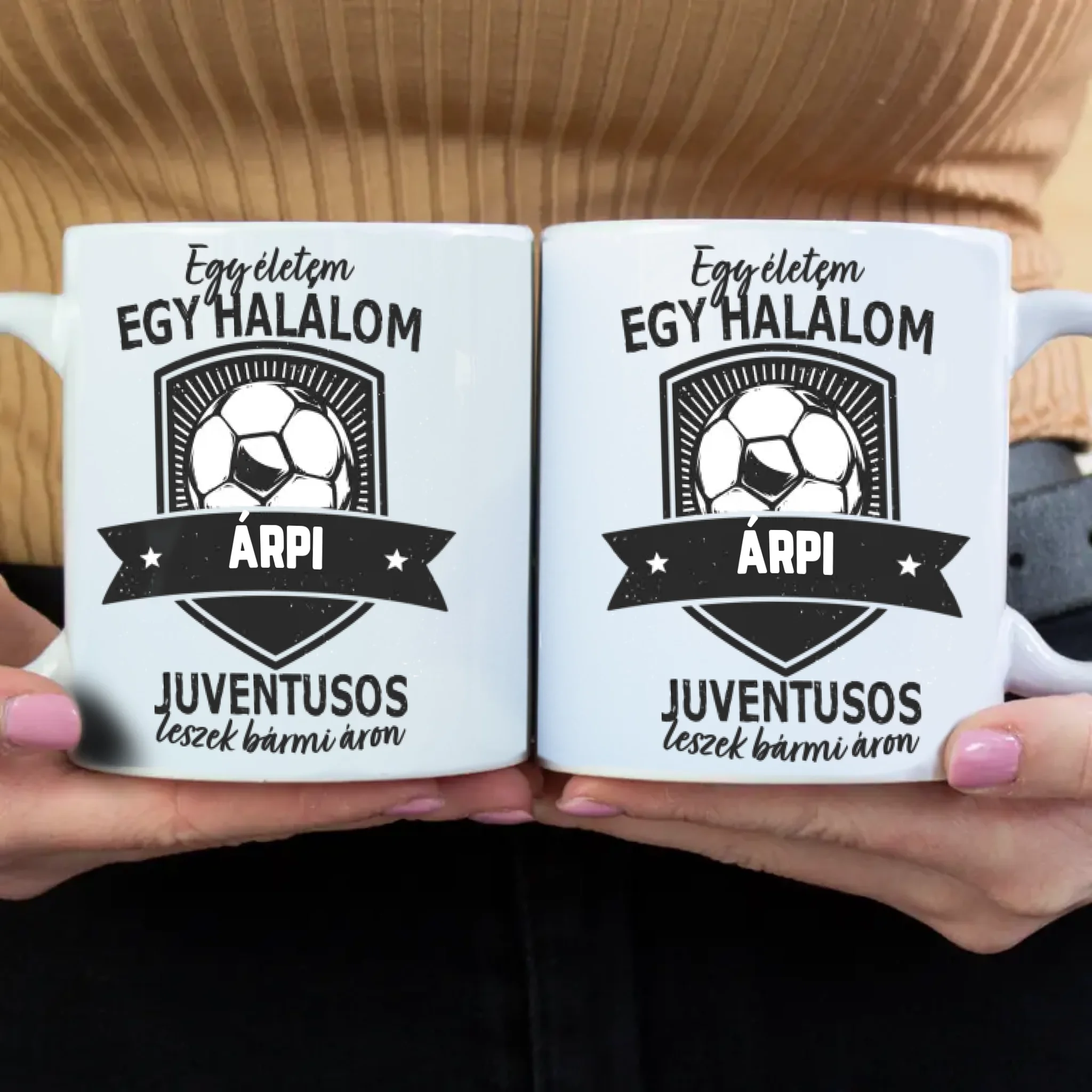 Egyedi neves Juventus FC ajándék bögre