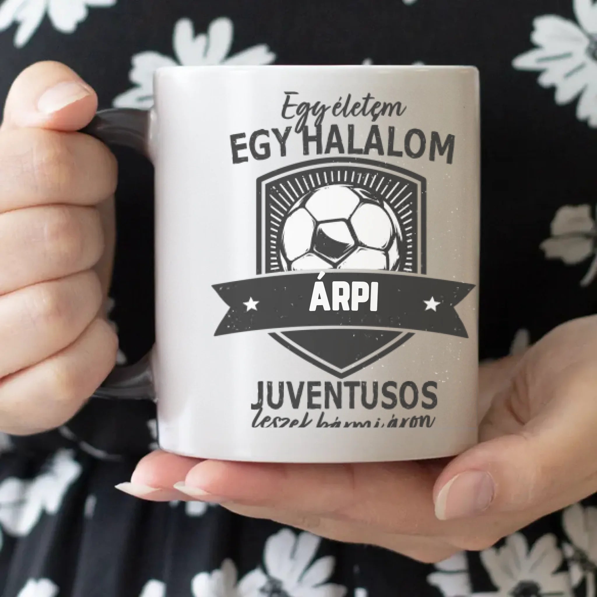 Egyedi neves Juventus FC ajándék bögre