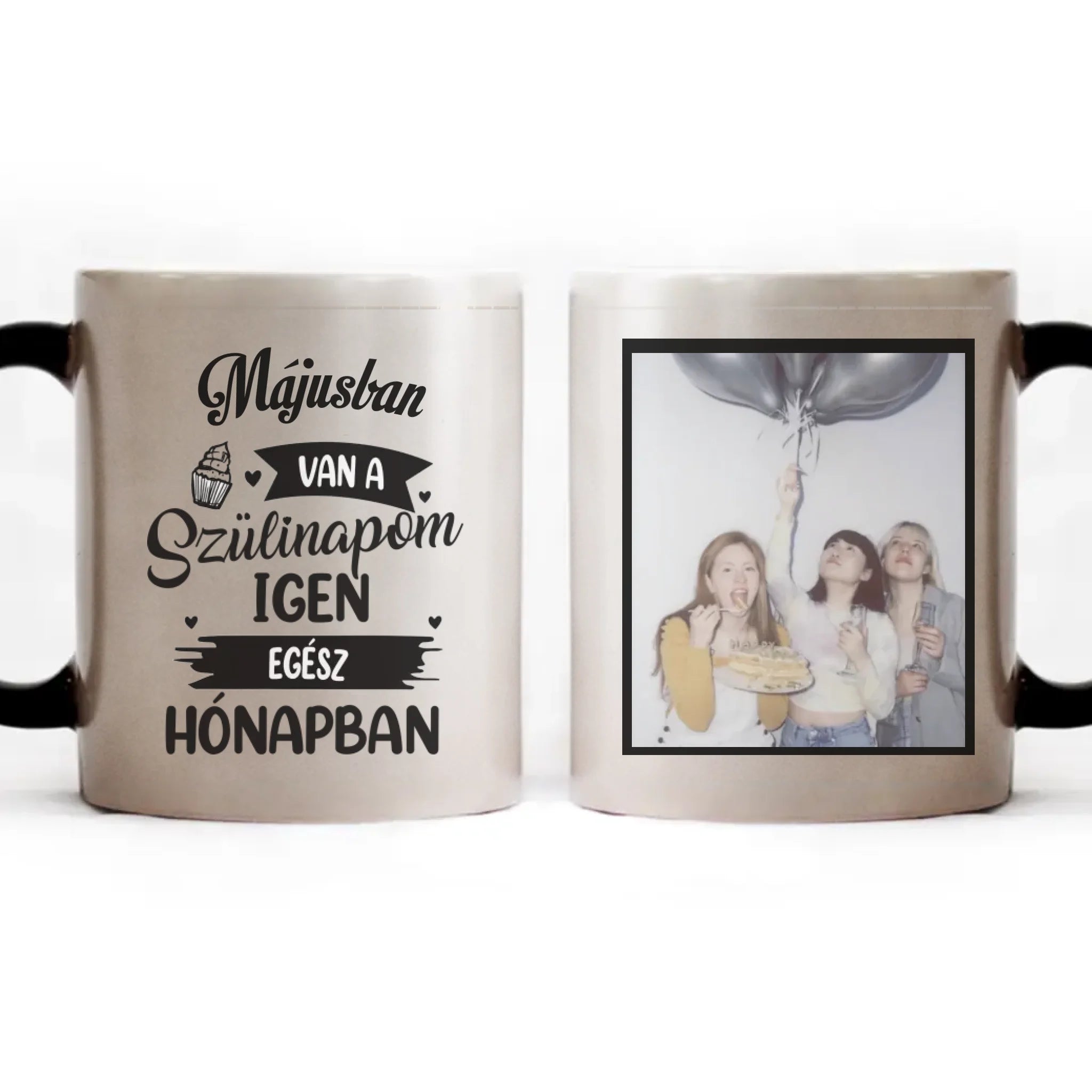 Egész hónapban szülinap egyedi képes vicces szülinapi bögre