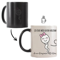 Előnyömre változtam egyedi képes vicces szülinapi bögre