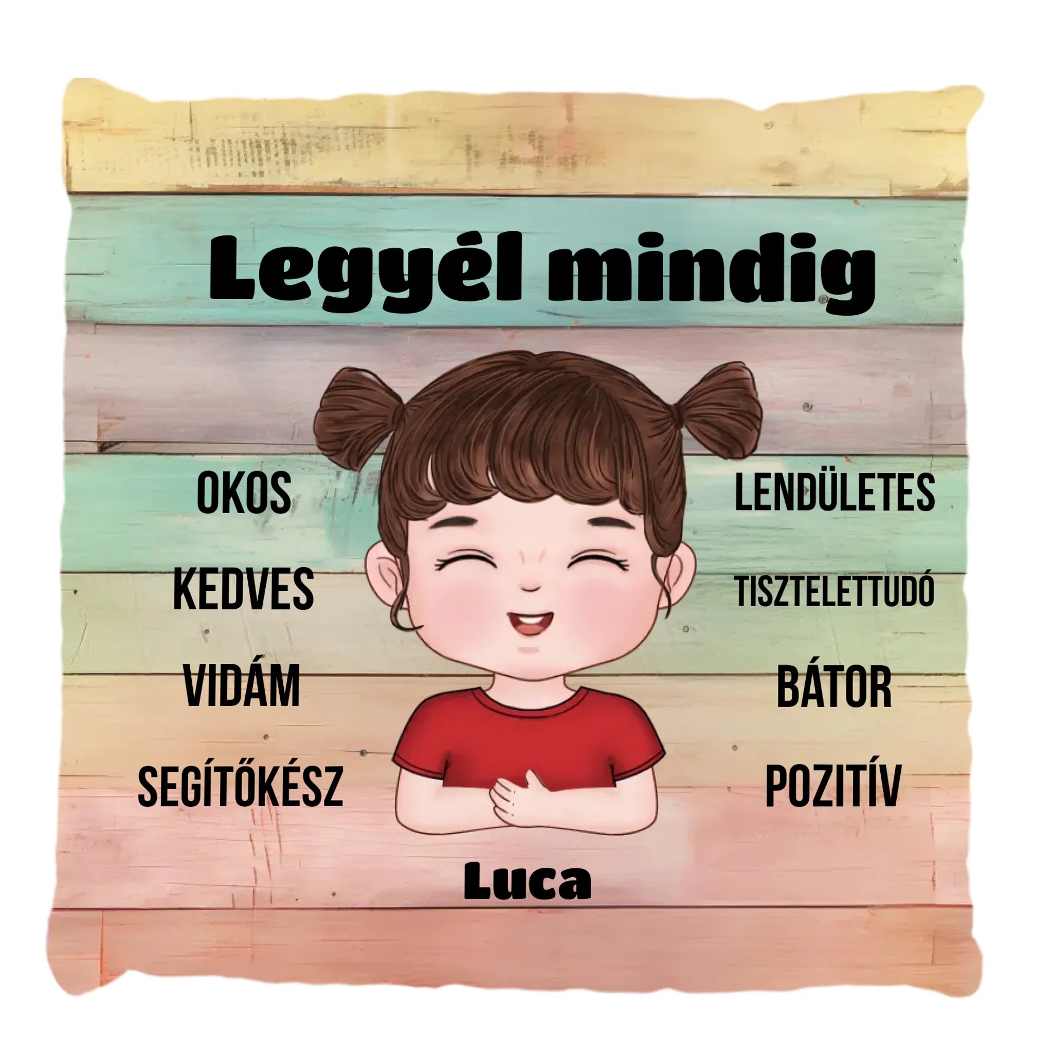 Gyerek jellemzős telinyomatos FullPrint párna