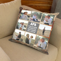 8 fényképes telinyomatos FullPrint párna Apáknak