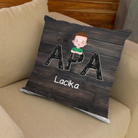 Cuki karakteres telinyomatos FullPrint párna Apáknak 