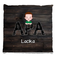 Cuki karakteres telinyomatos FullPrint párna Apáknak 