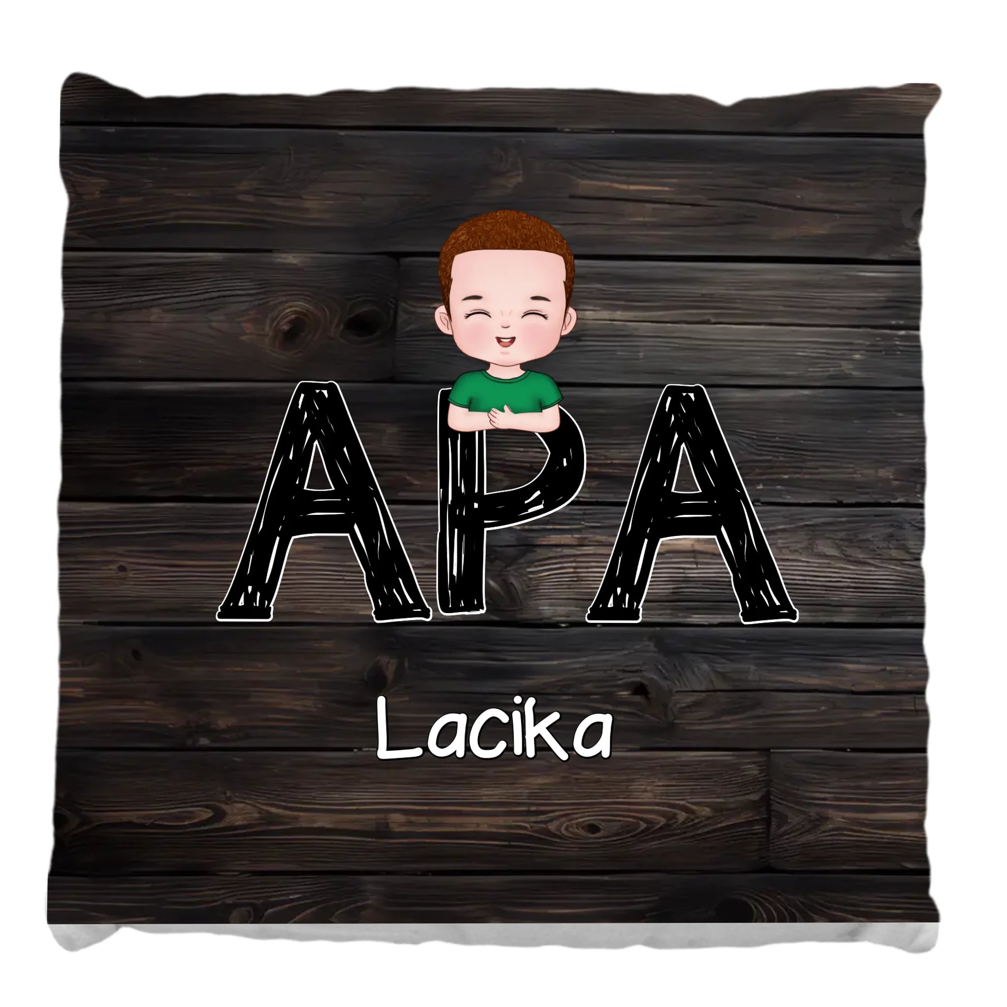 Cuki karakteres telinyomatos FullPrint párna Apáknak 