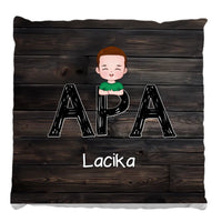 Cuki karakteres telinyomatos FullPrint párna Apáknak 