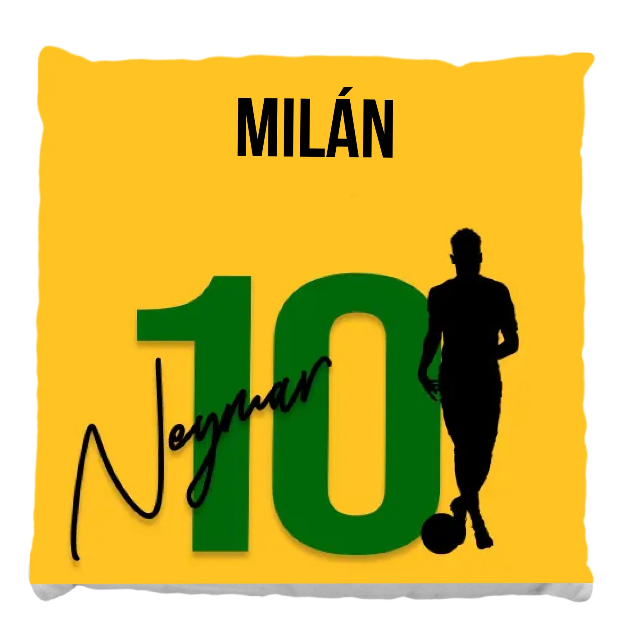 Neymar telinyomatos FullPrint párna egyedi névvel