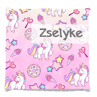 Egyedi neves telinyomatos FullPrint párna lányoknak