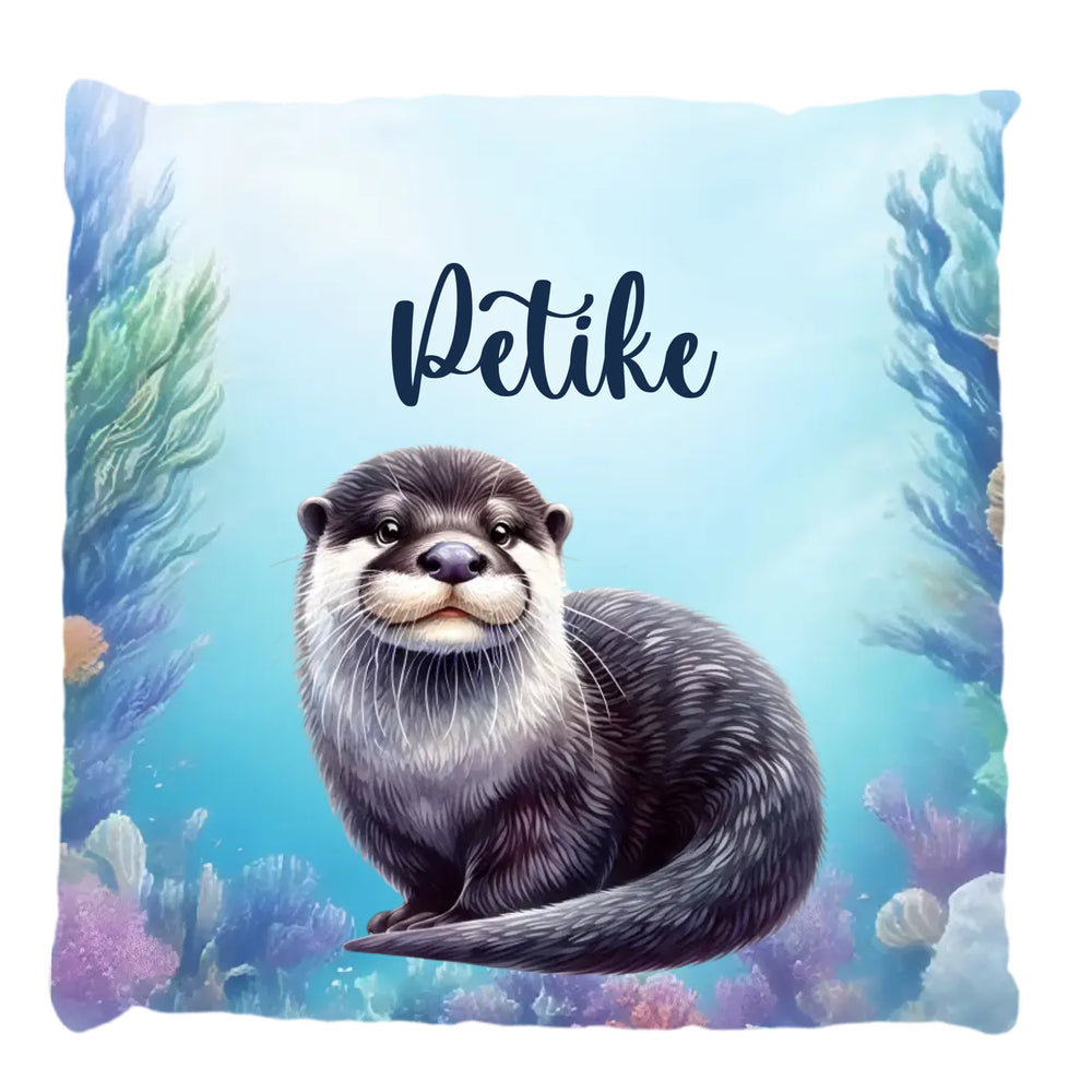 Tenger témájú egyedi neves telinyomatos FullPrint párna