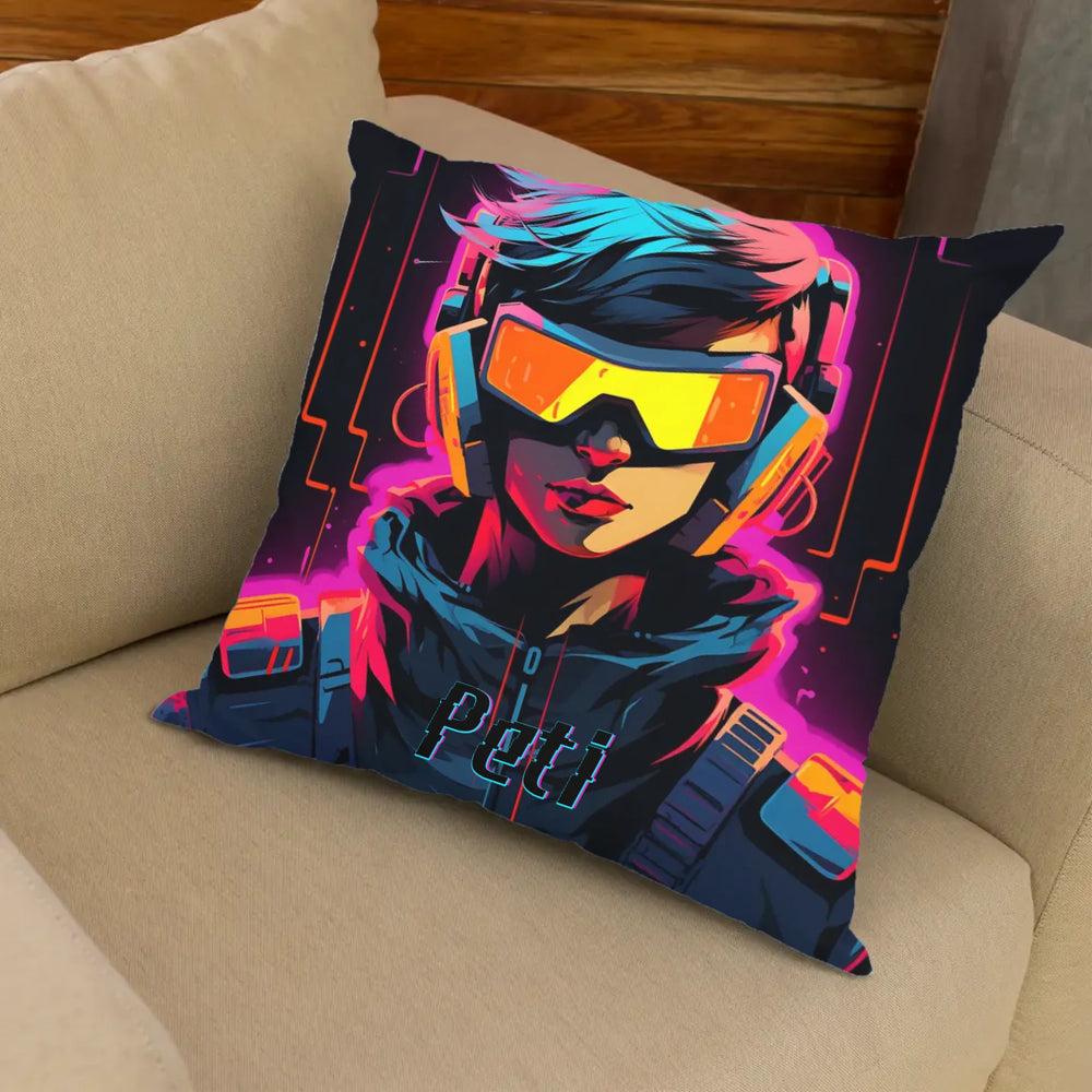Videójátékos Fullprint Párna