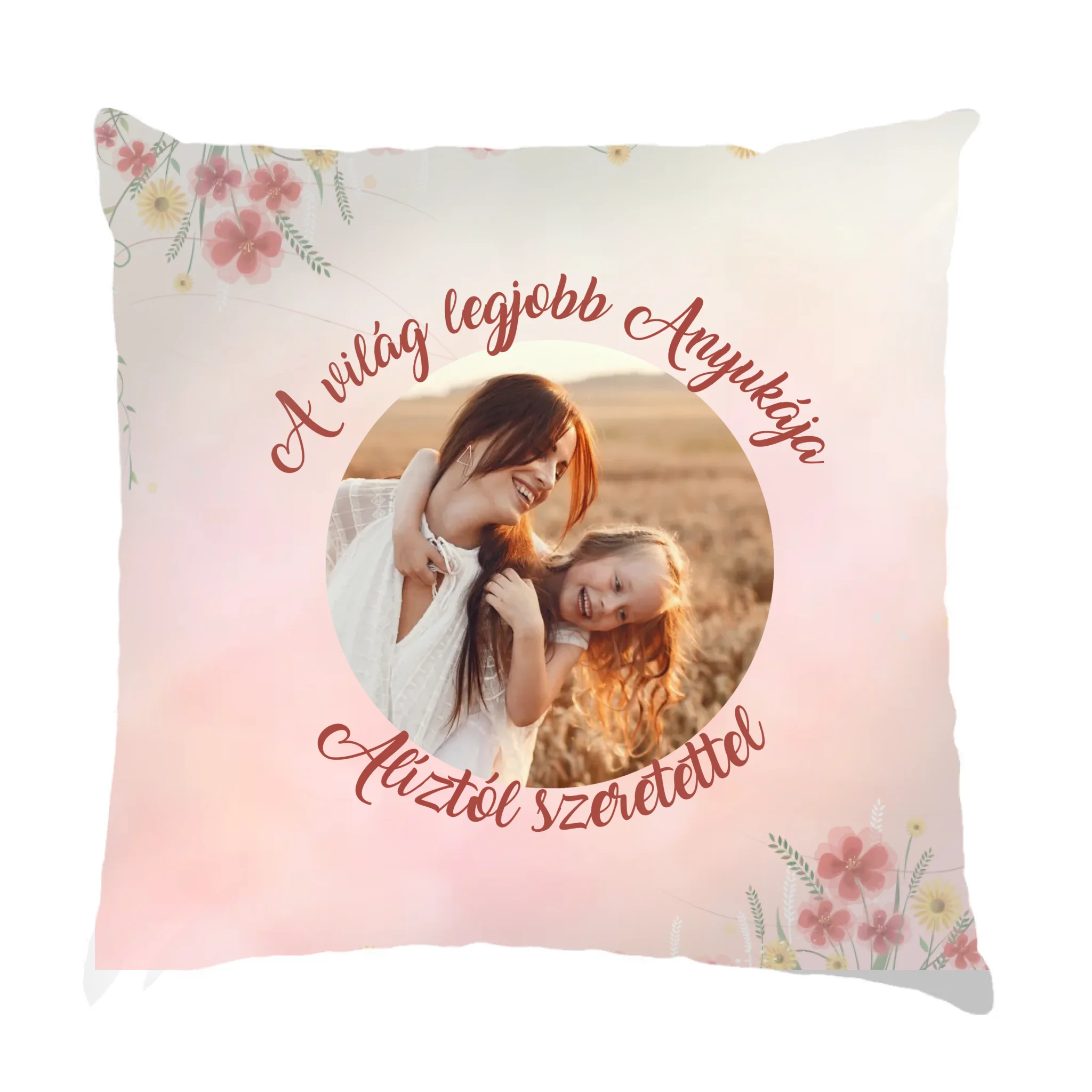 Egyedi képes telinyomatos FullPrint párna Anyáknak