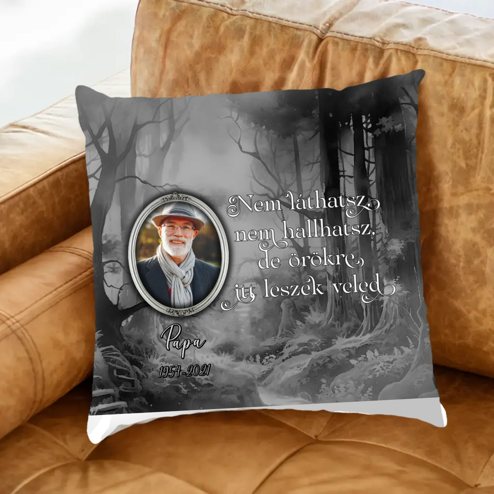 Örökre itt leszek veled Fullprint párna saját fényképpel