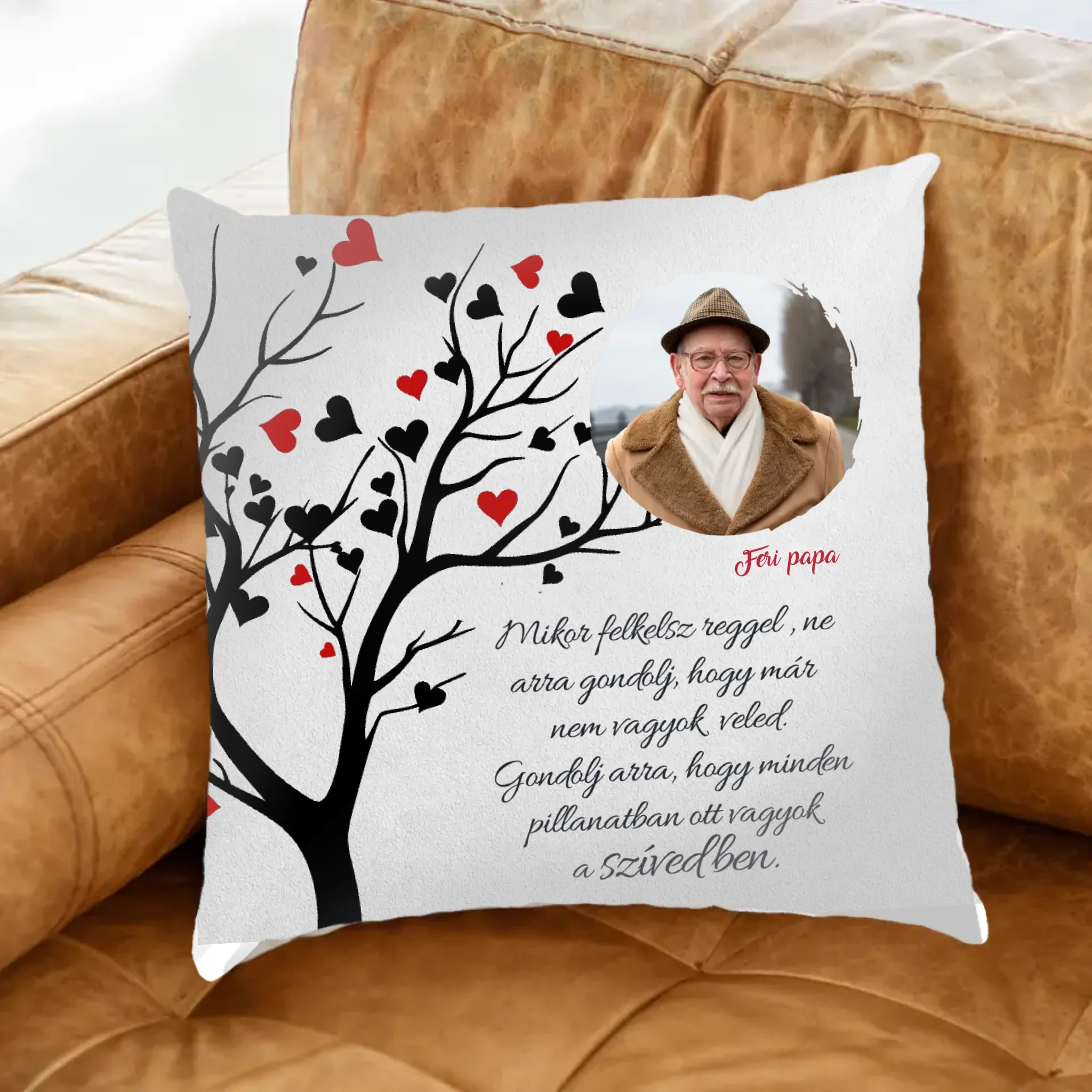 Ajándék Fullprint emlék párna egyedi fotóval