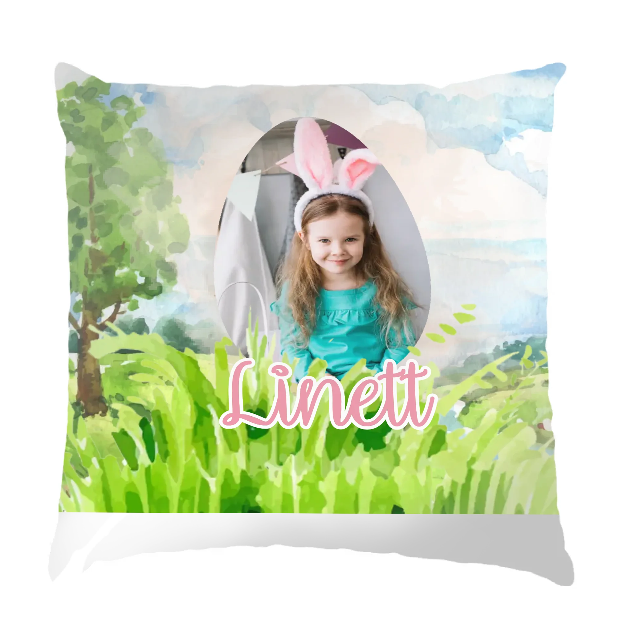 Húsvéti párna egyedi képpel gyerekeknek