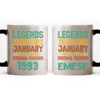 Legends are born egyedi születésnapi ajándék bögre