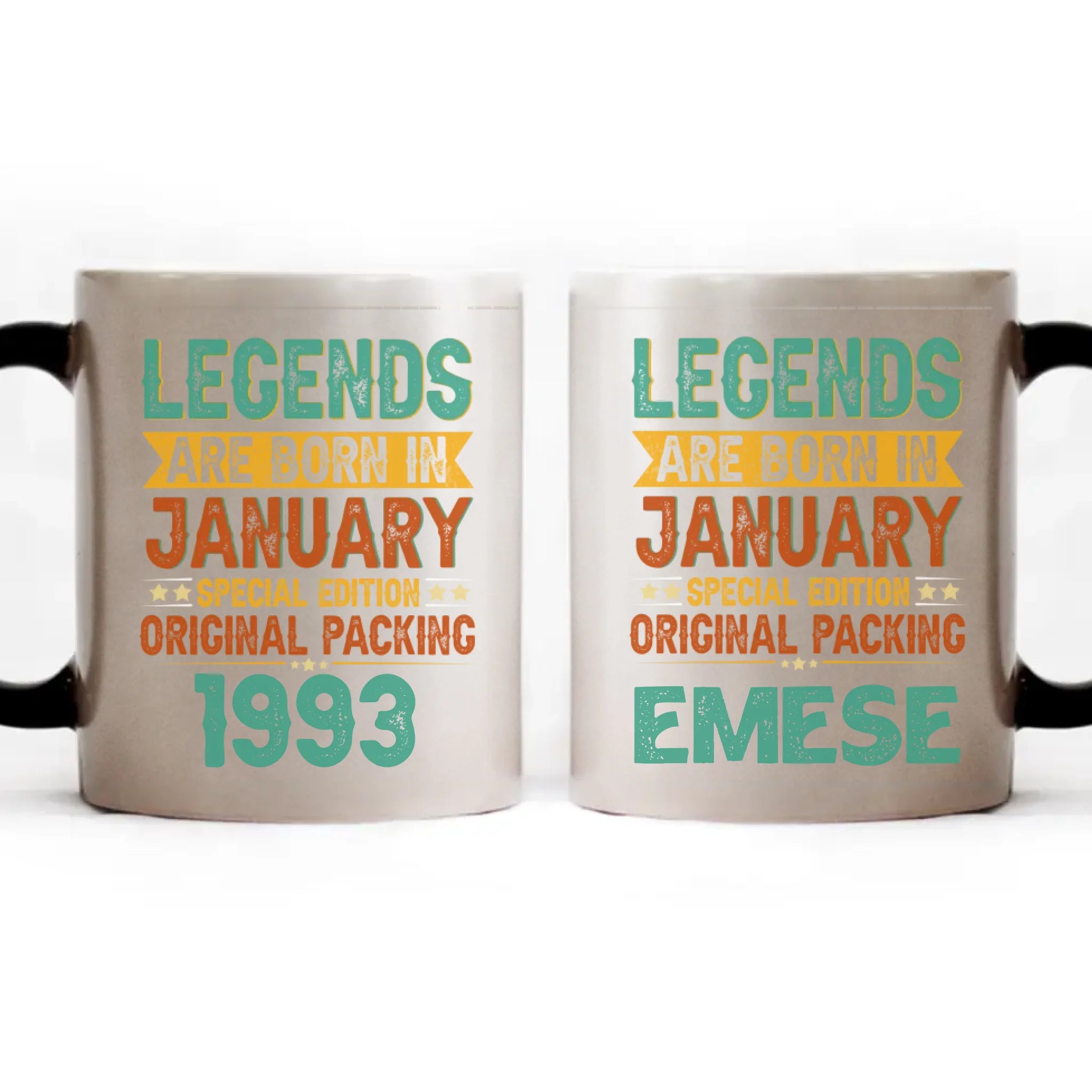 Legends are born egyedi születésnapi ajándék bögre