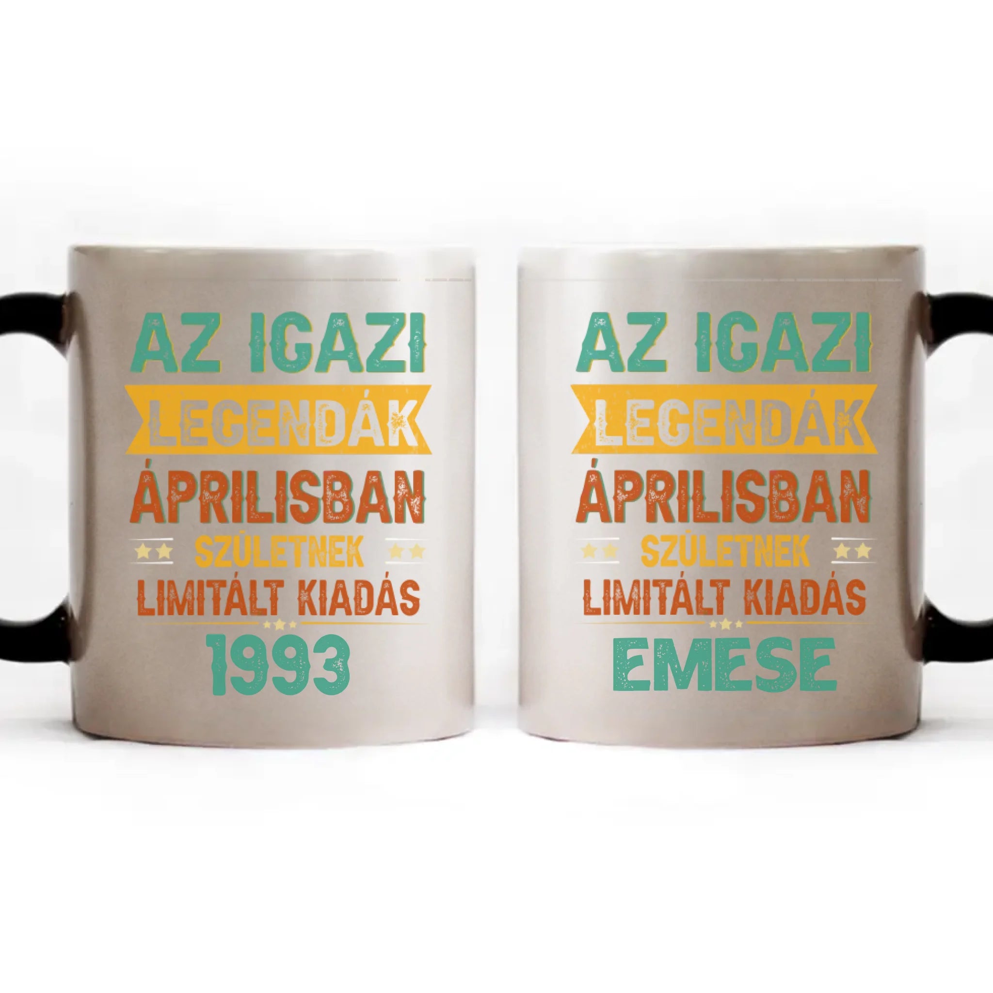 Az igazi legendák egyedi születésnapi ajándék bögre