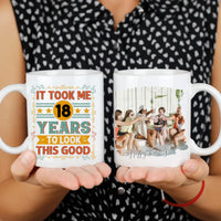 Vicces 18. szülinapi bögre egyedi képpel