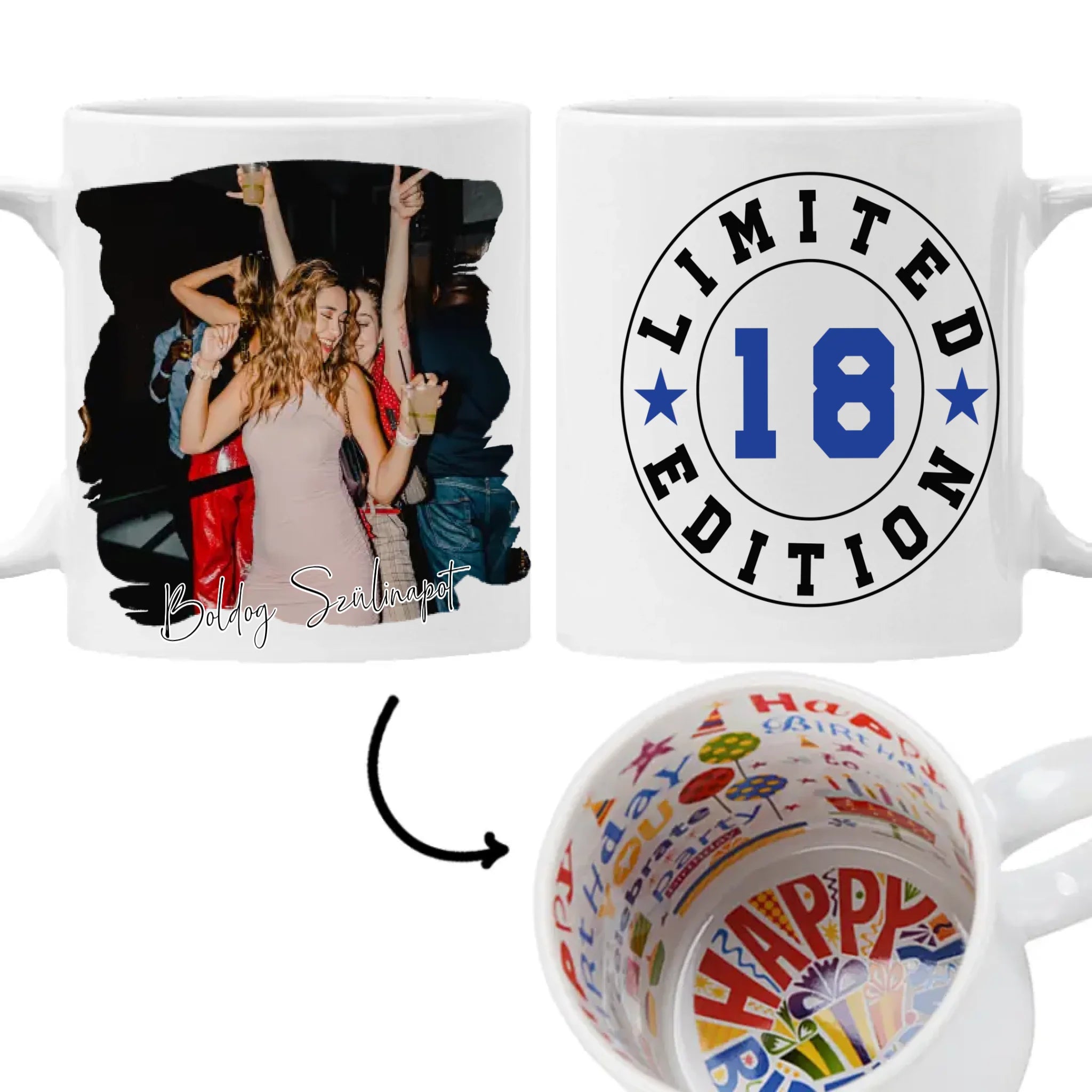 Limited 18. szülinapi bögre