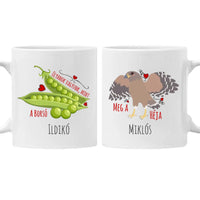  Borsó meg a héja vicces Valentin napi bögre