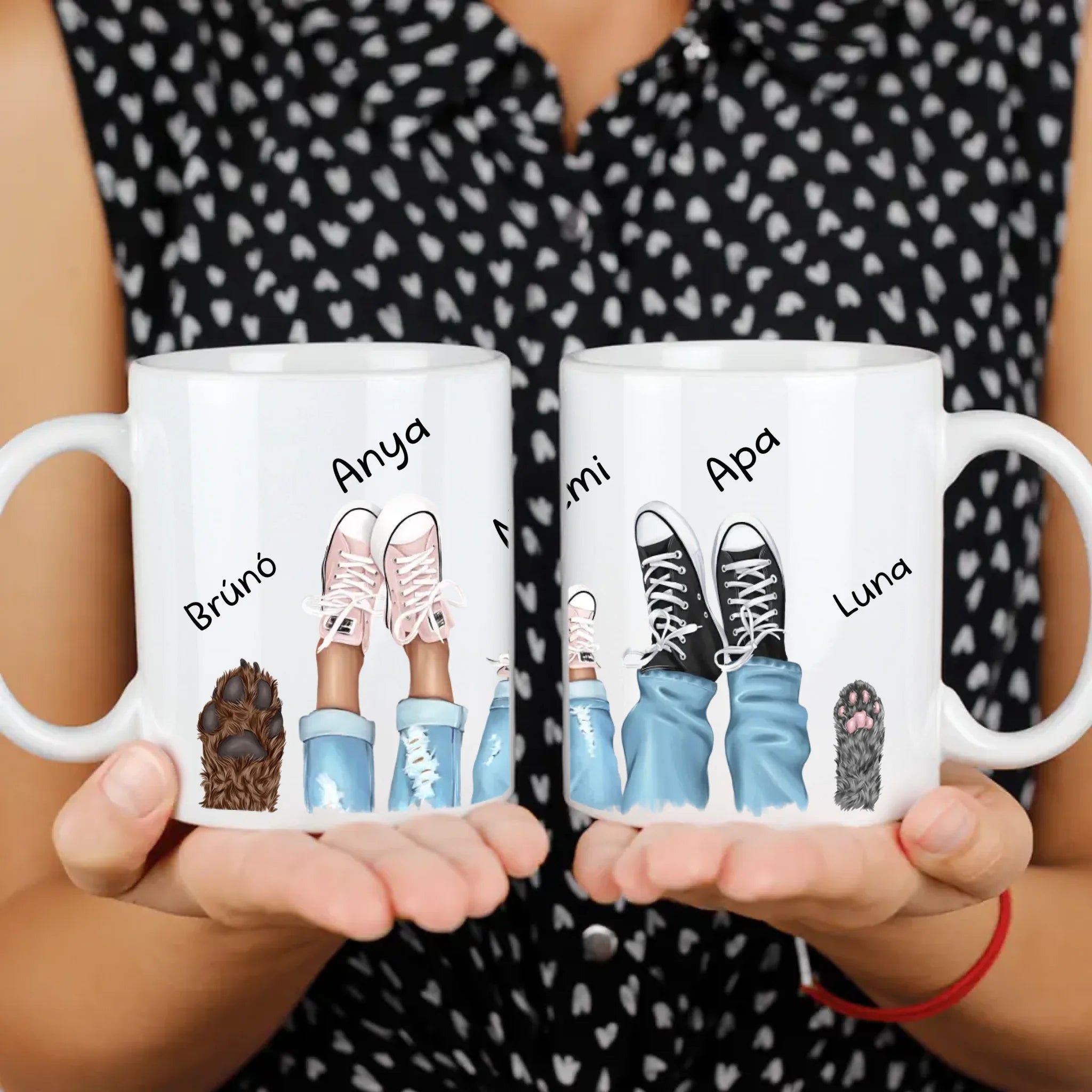 Tornacipős család bögre