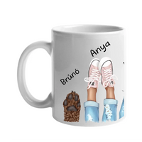 Tornacipős család bögre