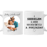 A szerelem az, Valentin napi bögre fényképpel