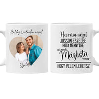 Piszok mázlista Valentin napi bögre fényképpel