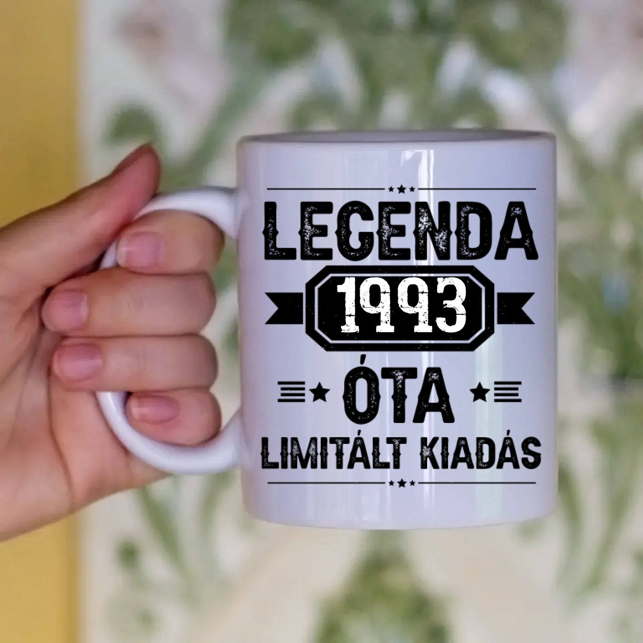 Limitált kiadás egyedi képes szülinapi bögre