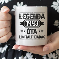 Limitált kiadás egyedi képes szülinapi bögre